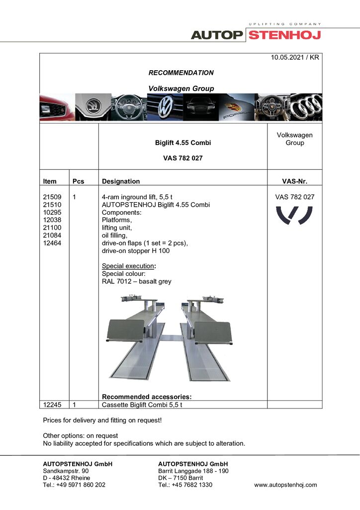 18 Biglift 4.55 F 550 Combi Saav VAS 782027 EN  pdf - Volkswagen Group