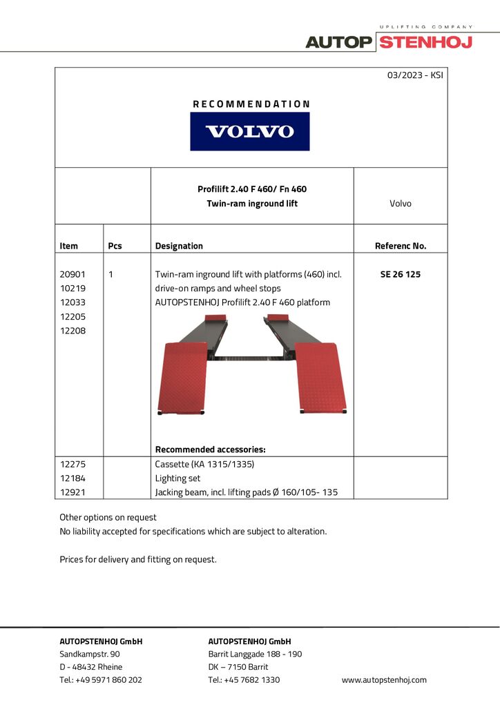3 Profilift 240 F 460 EN Volvo pdf - Volvo
