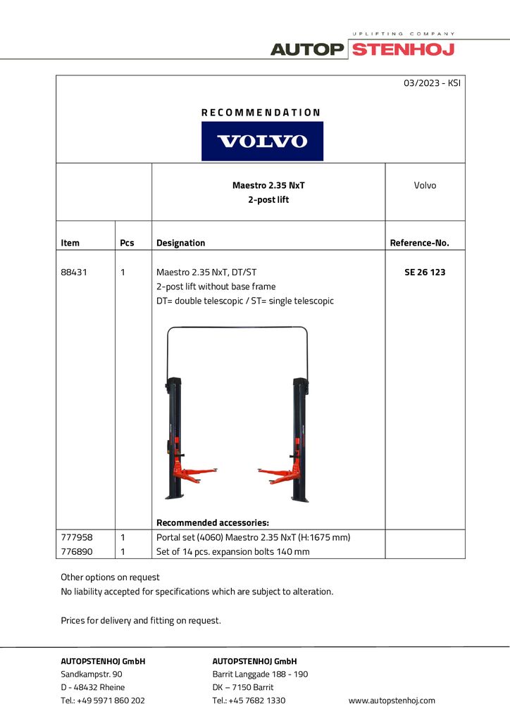 5 Maestro 235 NxT F SE 26123 Volvo EN  pdf - Volvo